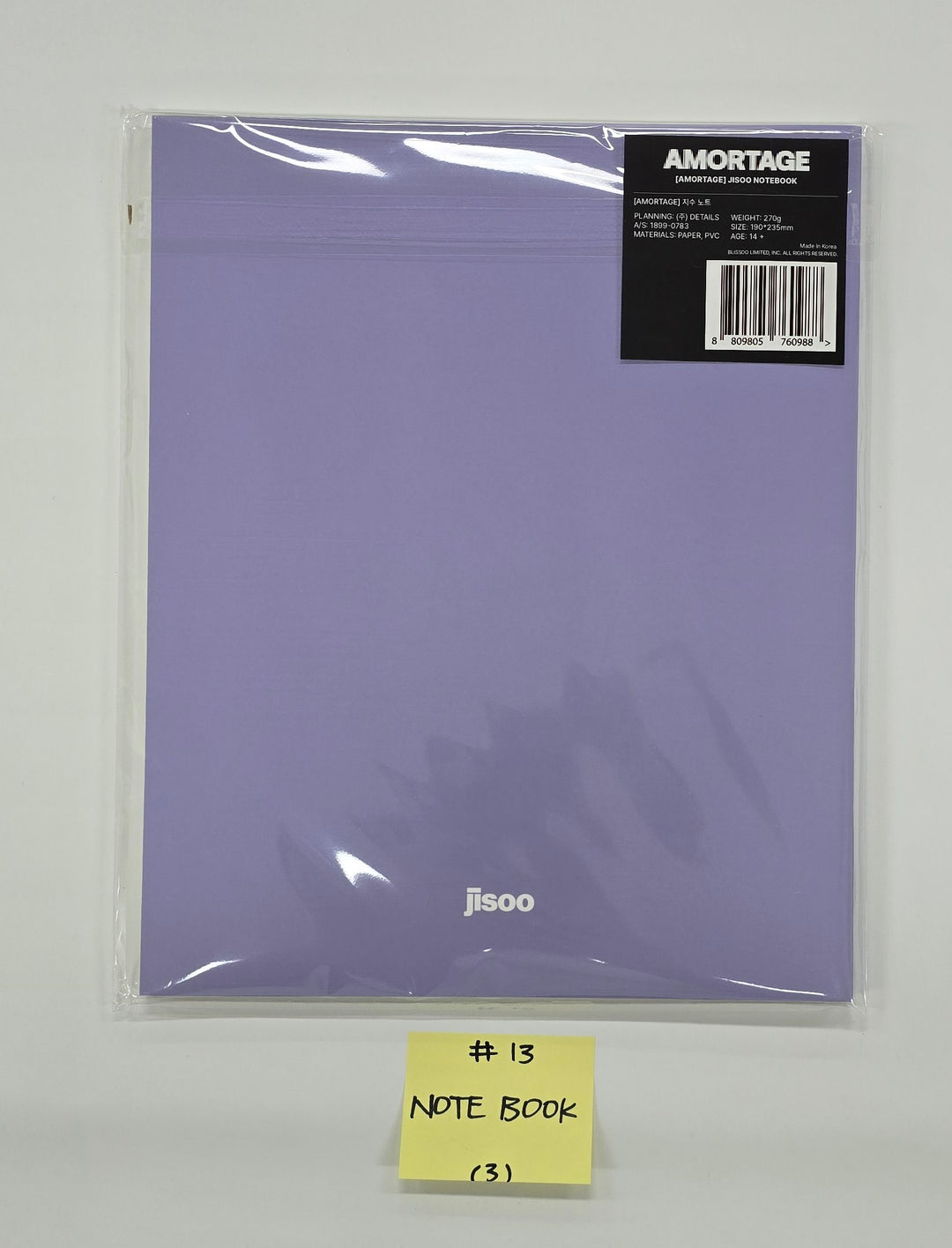 JISOO "AMORTAGE" - POP-UP Store Official MD [25.3.14]