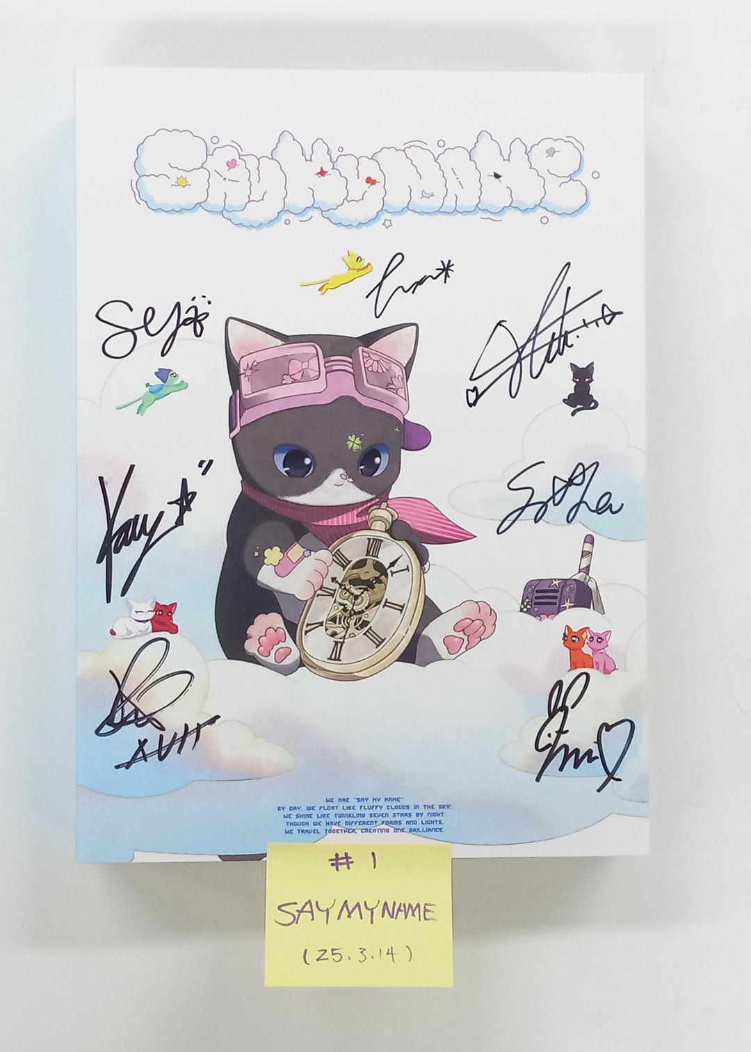 YEJI (Of ITZY) "Air", SAY MY NAME "My Name Is...", YOUNG POSSE "COLD" - Hand Autographed(Signed) Promo Album [25.3.14]