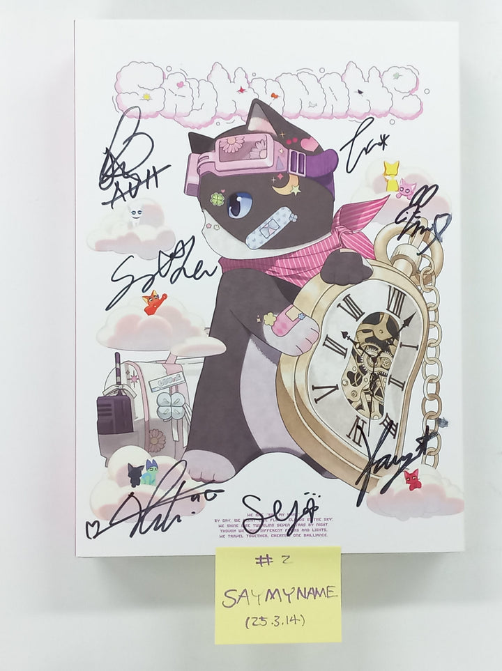 YEJI (Of ITZY) "Air", SAY MY NAME "My Name Is...", YOUNG POSSE "COLD" - Hand Autographed(Signed) Promo Album [25.3.14]