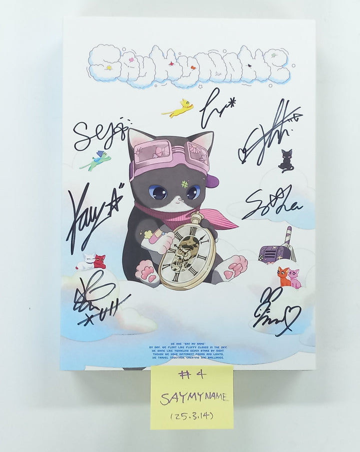 YEJI (Of ITZY) "Air", SAY MY NAME "My Name Is...", YOUNG POSSE "COLD" - Hand Autographed(Signed) Promo Album [25.3.14]