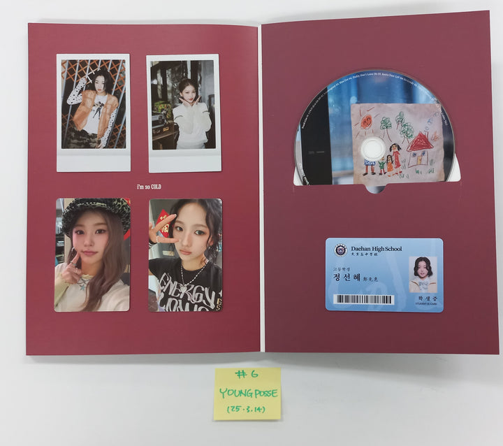 YEJI (Of ITZY) "Air", SAY MY NAME "My Name Is...", YOUNG POSSE "COLD" - Hand Autographed(Signed) Promo Album [25.3.14]