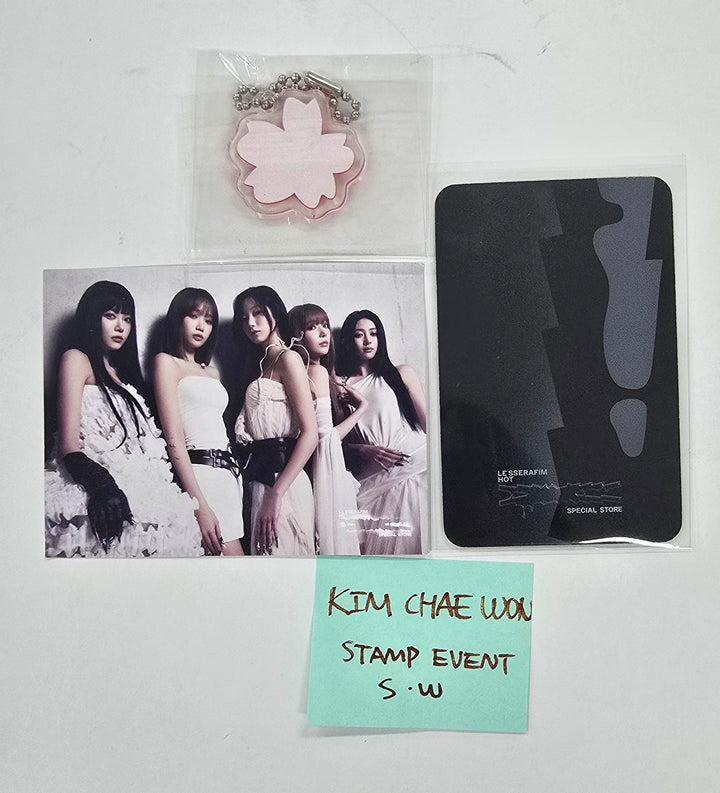 LE SSERAFIM THE HOT HOUSE 2025 S/S - POP-UP Stamp Event Photocard & Mini Keyring & Stamp Photo [25.3.14]