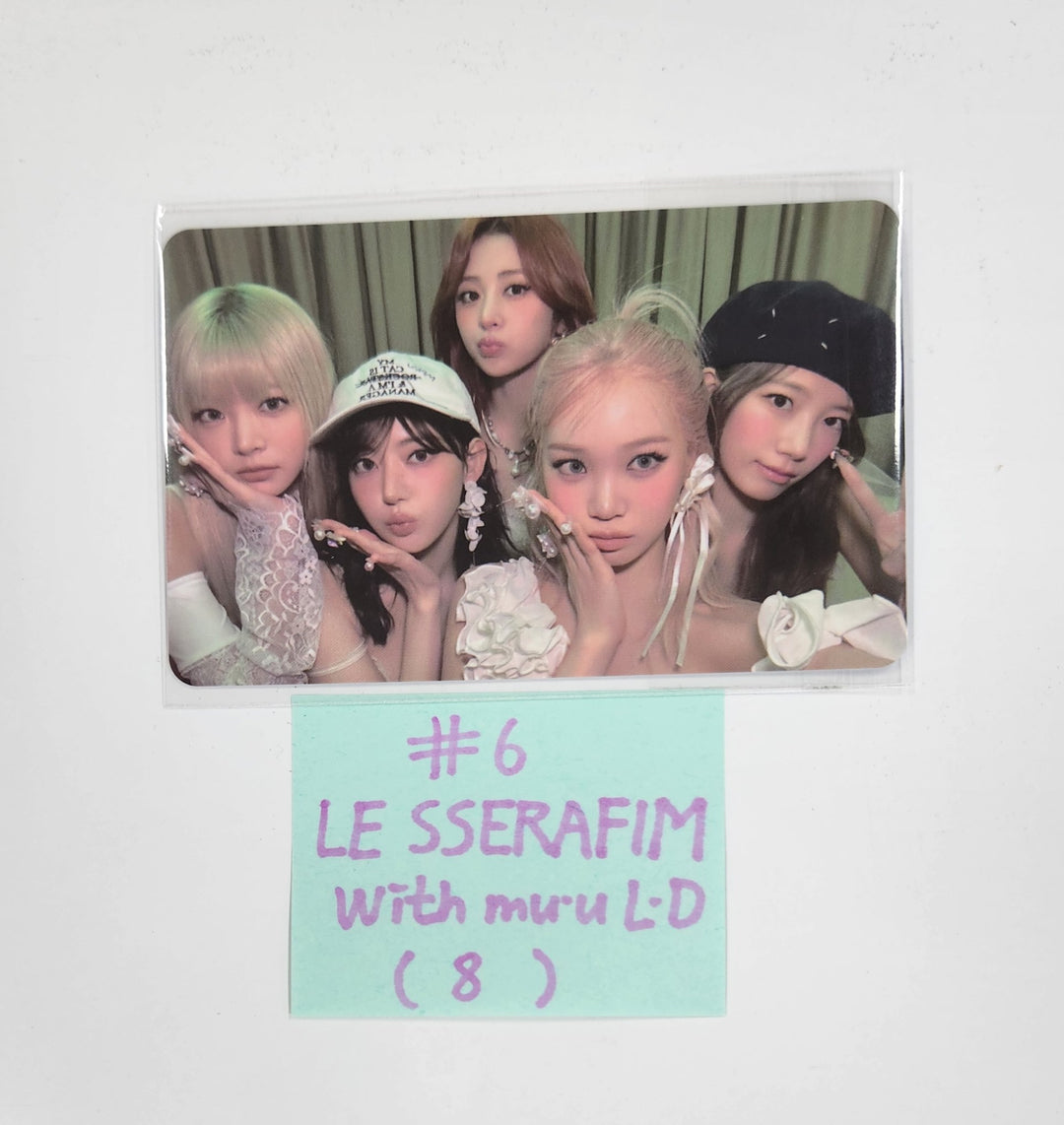 Le Sserafim "Hot" - Withmuu Lucky Draw Event Photocard [25.3.14]