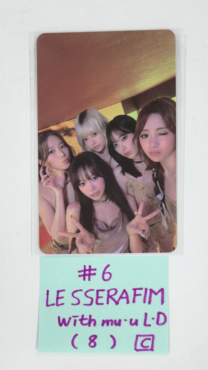 Le Sserafim "Hot" - Withmuu Lucky Draw Event Photocard [Compact Ver.] [25.3.14]