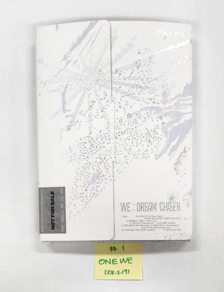 ONEWE "WE : Dream Chaser" - Hand Autographed(Signed) Promo Album [25.3.17]