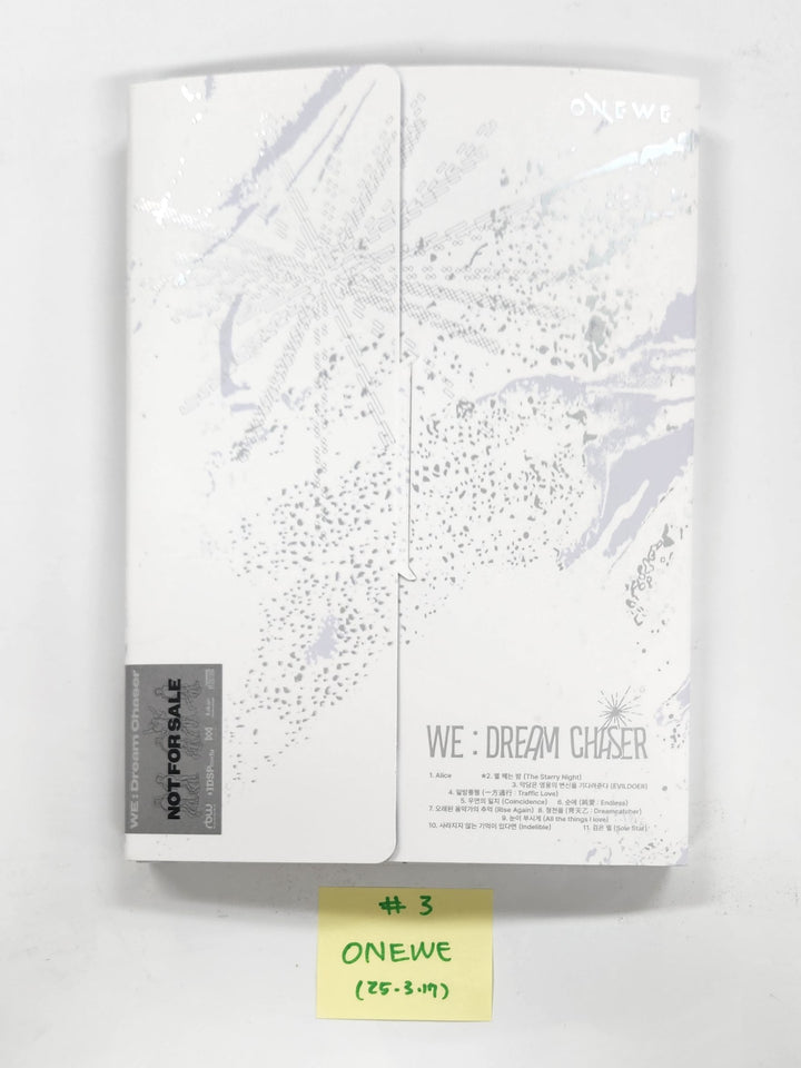 ONEWE "WE : Dream Chaser" - Hand Autographed(Signed) Promo Album [25.3.17]