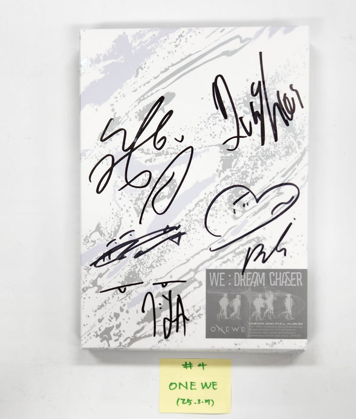 ONEWE "WE : Dream Chaser" - Hand Autographed(Signed) Promo Album [25.3.17]