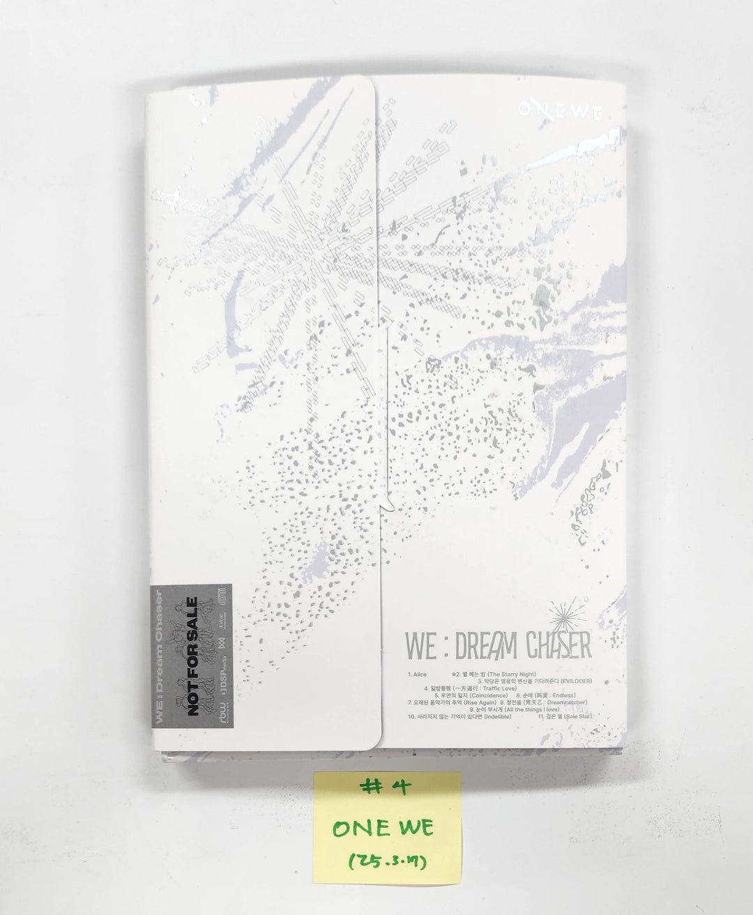 ONEWE "WE : Dream Chaser" - Hand Autographed(Signed) Promo Album [25.3.17]