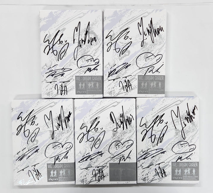 ONEWE "WE : Dream Chaser" - Hand Autographed(Signed) Promo Album [25.3.17]