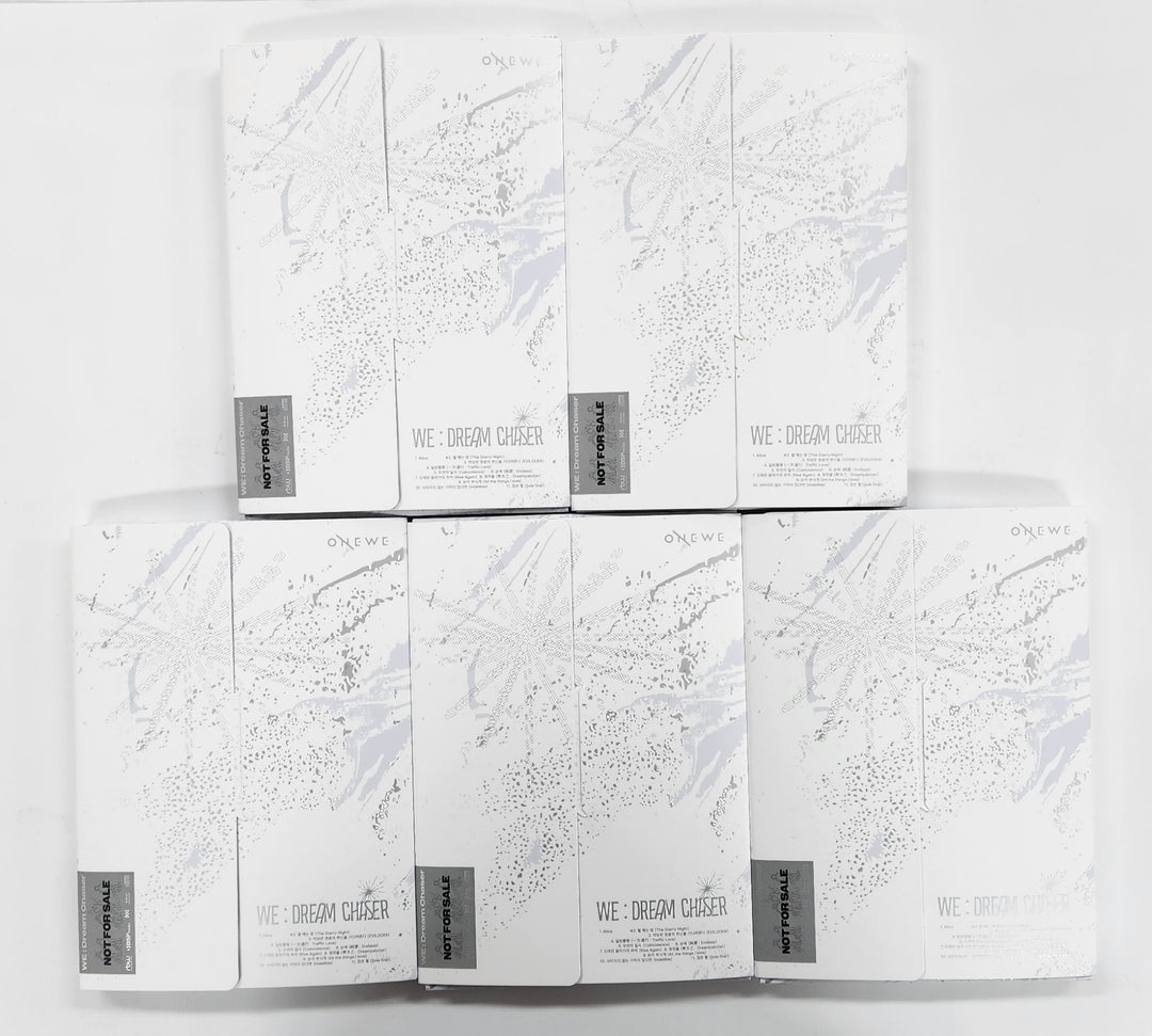 ONEWE "WE : Dream Chaser" - Hand Autographed(Signed) Promo Album [25.3.17]