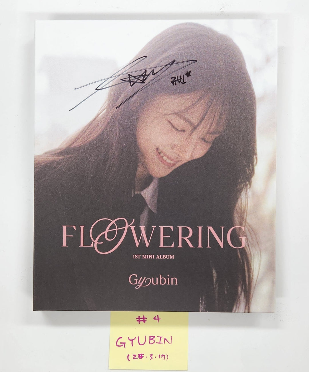 YEJI (Of ITZY) "Air", SAY MY NAME "My Name Is...", Gyubin "Flowering" - Hand Autographed(Signed) Promo Album [25.3.17]