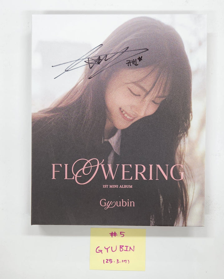 YEJI (Of ITZY) "Air", SAY MY NAME "My Name Is...", Gyubin "Flowering" - Hand Autographed(Signed) Promo Album [25.3.17]