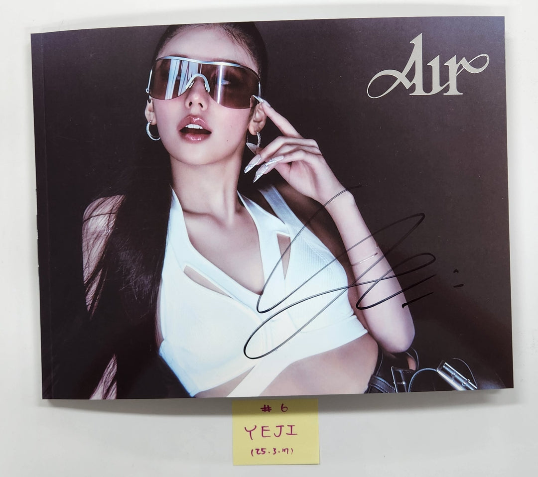 YEJI (Of ITZY) "Air", SAY MY NAME "My Name Is...", Gyubin "Flowering" - Hand Autographed(Signed) Promo Album [25.3.17]