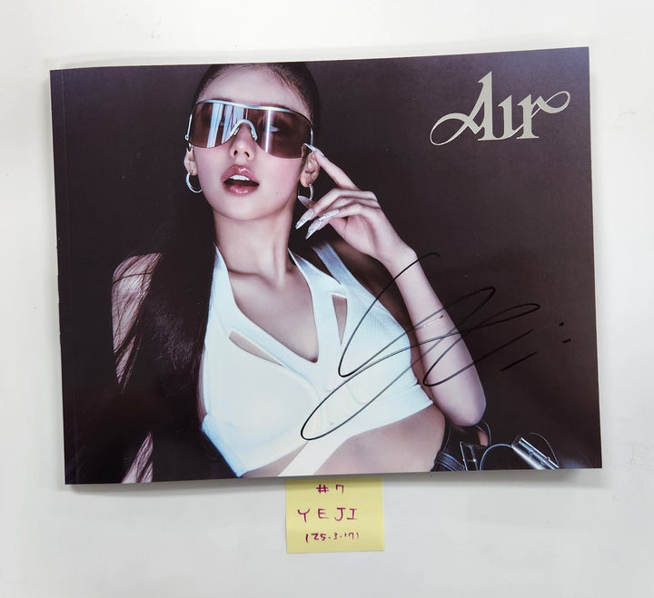 YEJI (Of ITZY) "Air", SAY MY NAME "My Name Is...", Gyubin "Flowering" - Hand Autographed(Signed) Promo Album [25.3.17]