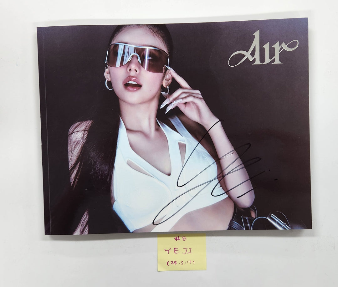 YEJI (Of ITZY) "Air", SAY MY NAME "My Name Is...", Gyubin "Flowering" - Hand Autographed(Signed) Promo Album [25.3.17]