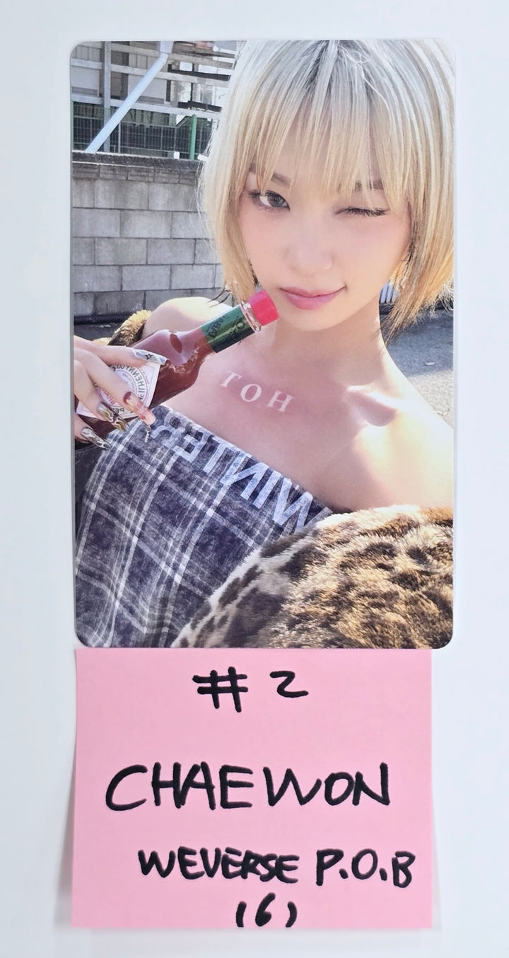 Le Sserafim "Hot" - Weverse Shop Pre-Order Benefit Photocard [25.3.18]