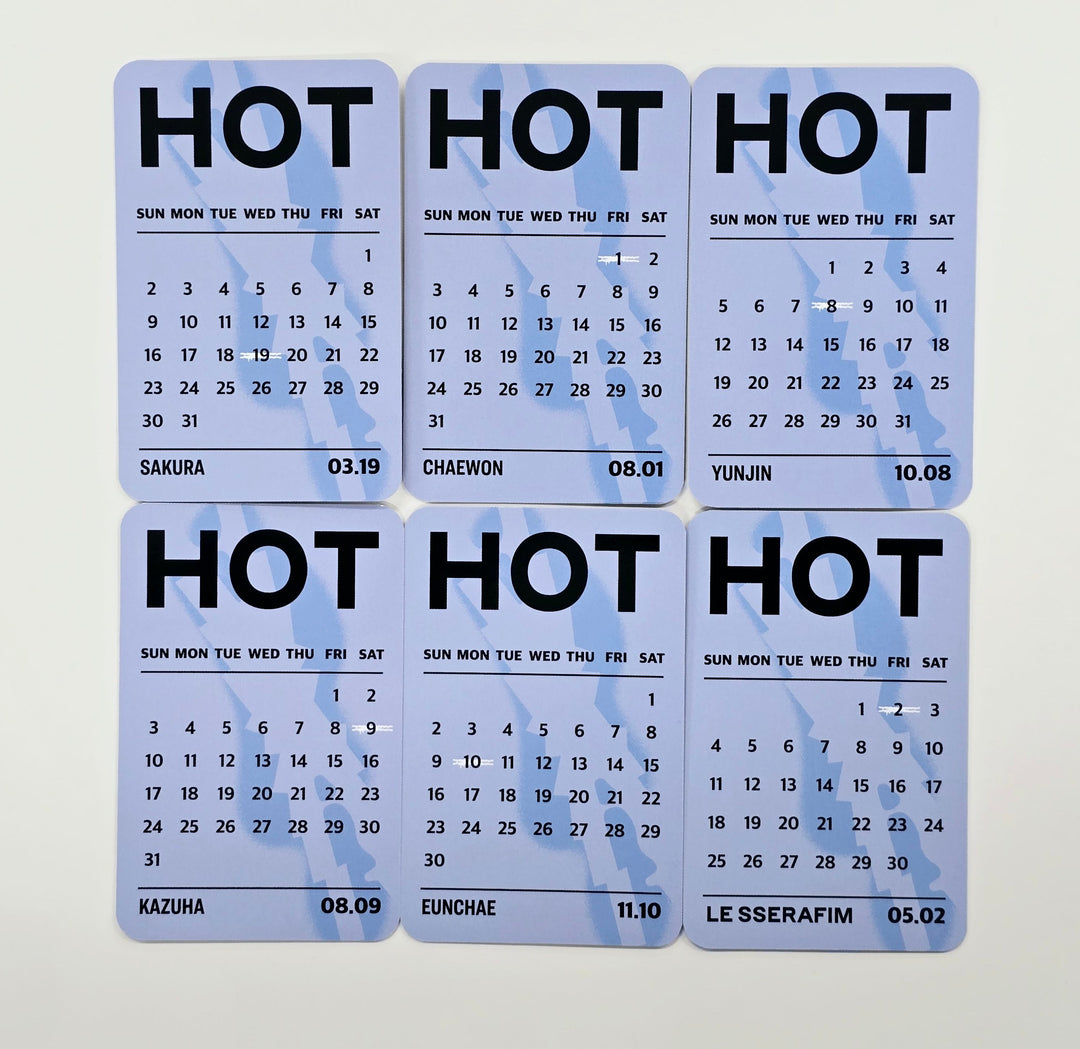 Le Sserafim "Hot" - Yes24 Pre-Order Benefit Photocard [Compact Ver.] [25.3.18]