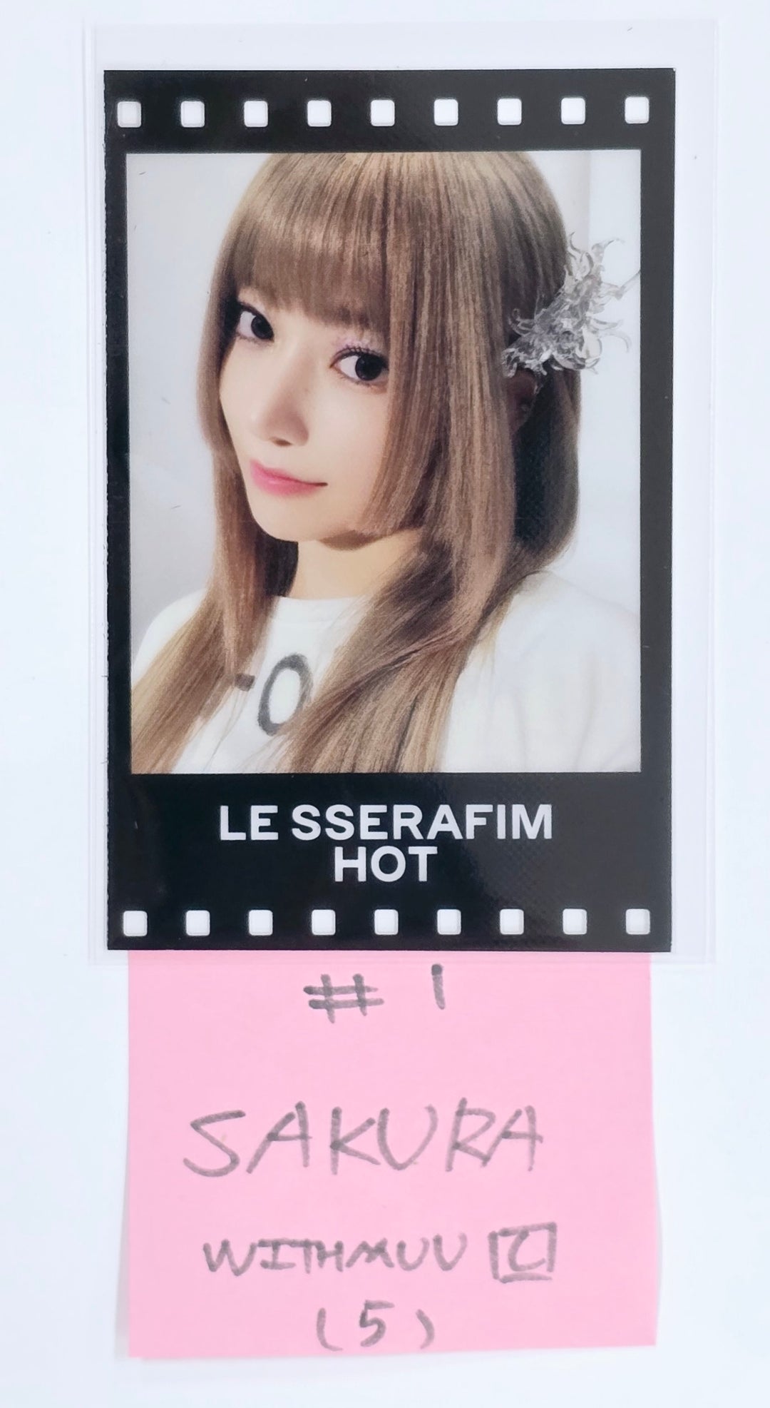 Le Sserafim "Hot" - Withmuu Pre-Order Benefit Film Photocard [Compact Ver.] [25.3.18]