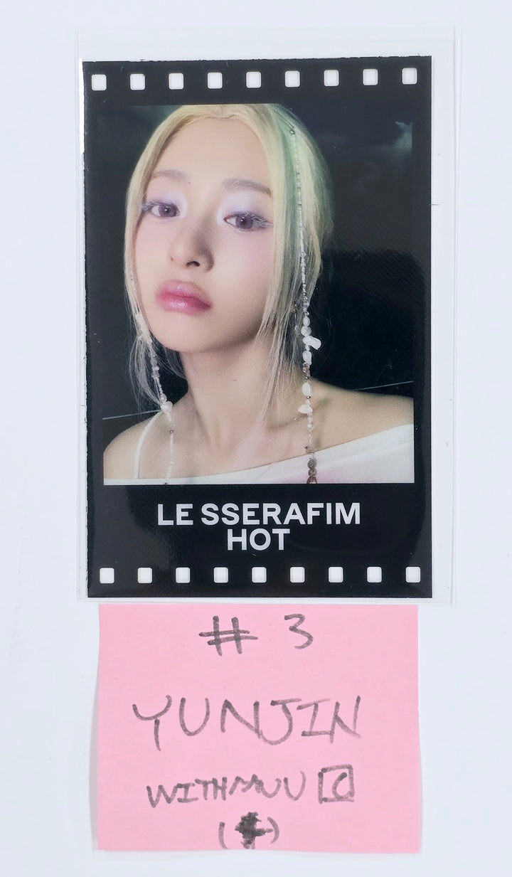 Le Sserafim "Hot" - Withmuu Pre-Order Benefit Film Photocard [Compact Ver.] [25.3.18]