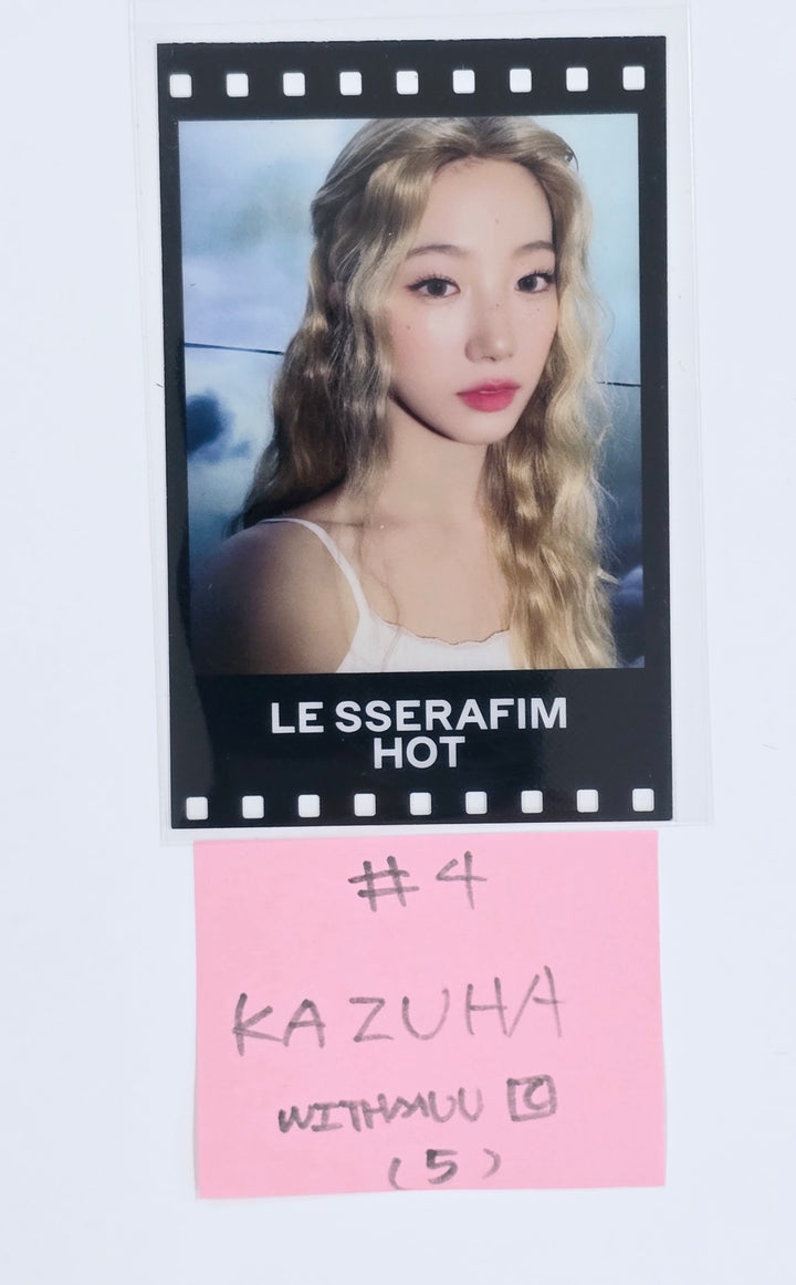 Le Sserafim "Hot" - Withmuu Pre-Order Benefit Film Photocard [Compact Ver.] [25.3.18]