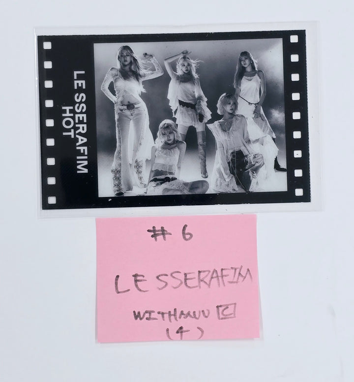 Le Sserafim "Hot" - Withmuu Pre-Order Benefit Film Photocard [Compact Ver.] [25.3.18]