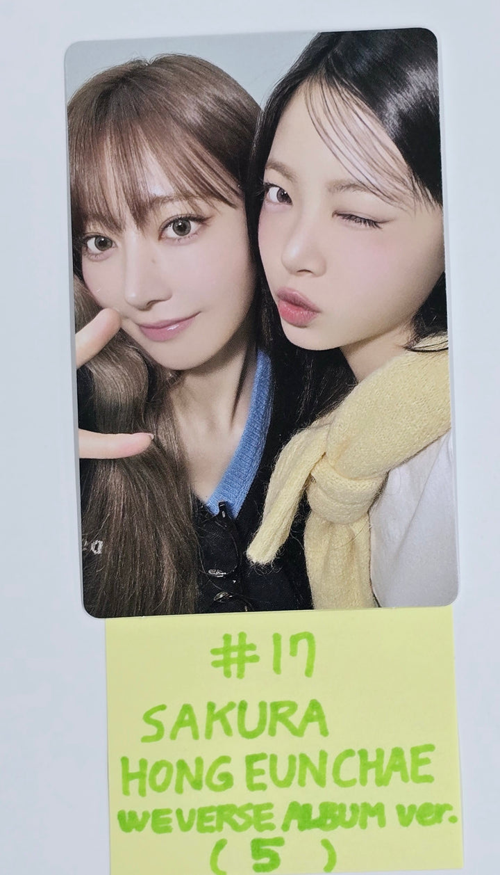 Le Sserafim "Hot" - Official Photocard [Weverse Album Ver.] [25.3.18]