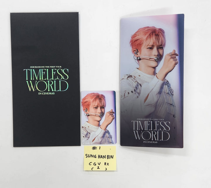 ZeroBaseOne (ZB1) The First Tour [TIMELESS WORLD] in Cinemas - CGV Event Ticket Holder + Photocard [25.3.19]