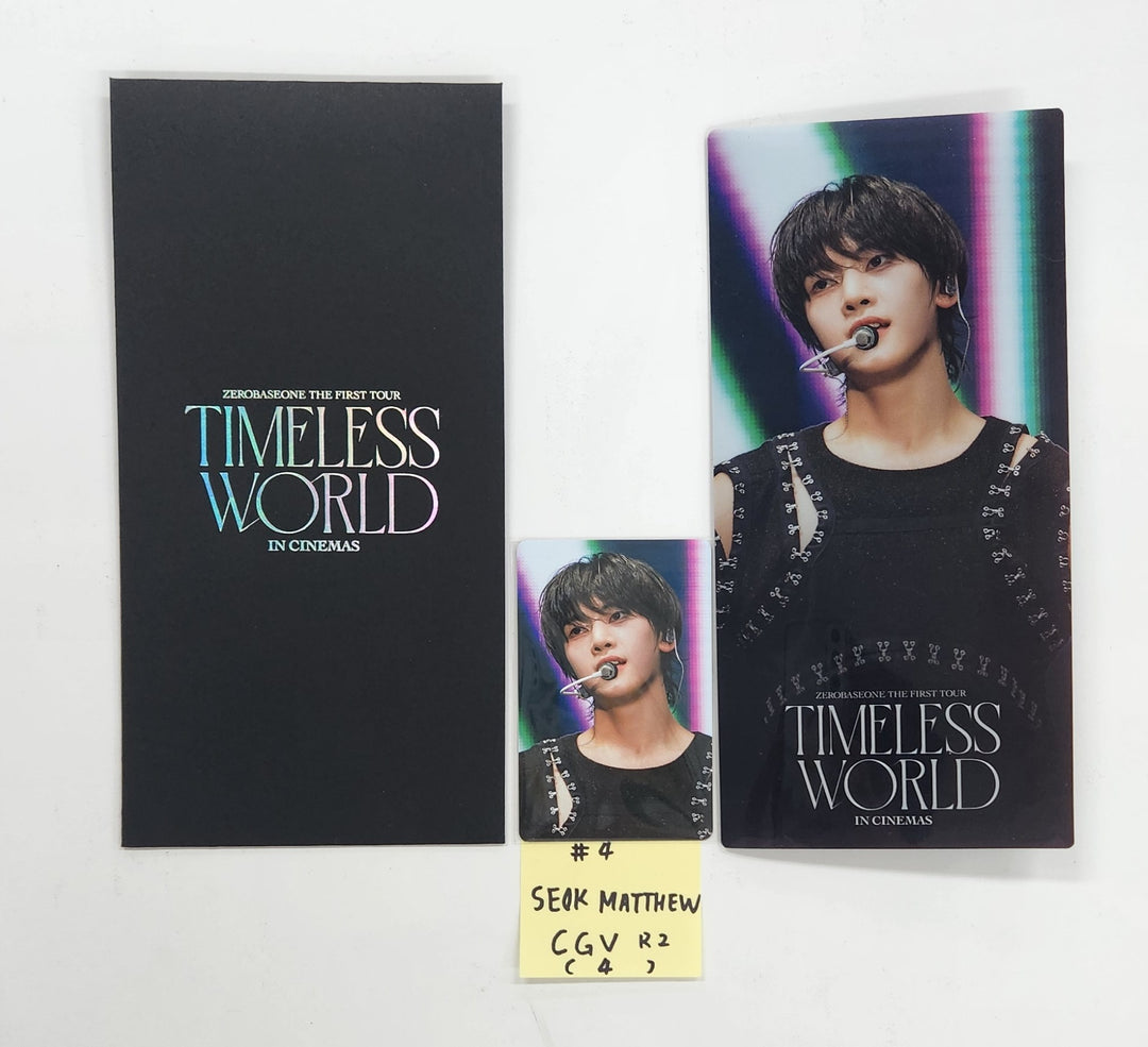 ZeroBaseOne (ZB1) The First Tour [TIMELESS WORLD] in Cinemas - CGV Event Ticket Holder + Photocard [25.3.19]