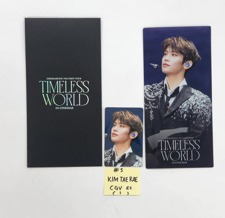 ZeroBaseOne (ZB1) The First Tour [TIMELESS WORLD] in Cinemas - CGV Event Ticket Holder + Photocard [25.3.19]