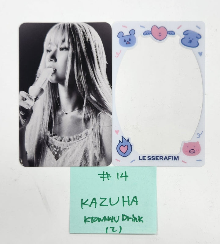 Le Sserafim "Hot" - Ktown4U Lucky Draw & Drink Event Photocard [25.3.19]