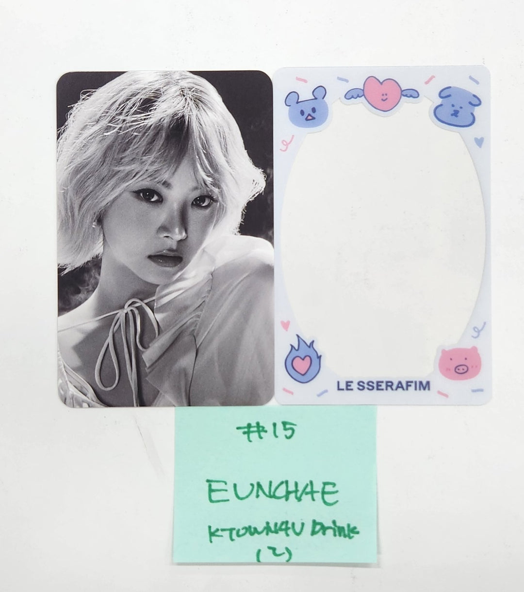 Le Sserafim "Hot" - Ktown4U Lucky Draw & Drink Event Photocard [25.3.19]