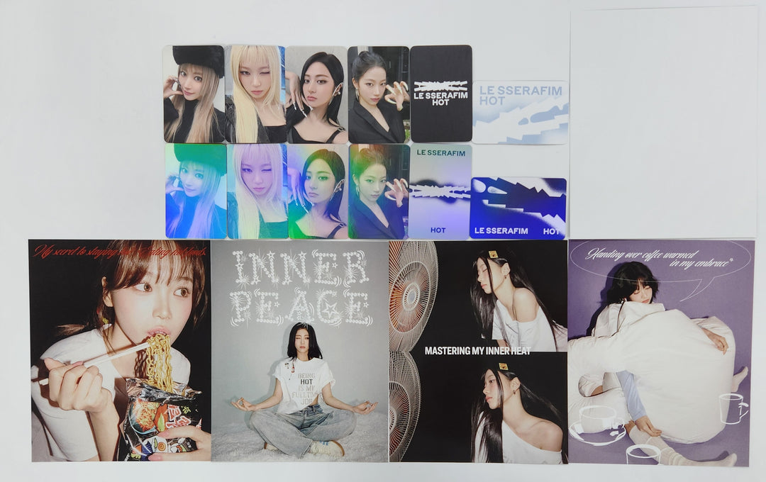 Le Sserafim "Hot" - Soundwave Pre-Order Benefit Photocard, Mini Poster [Photobook, Compact, Weverse Album Ver.] [25.3.20]