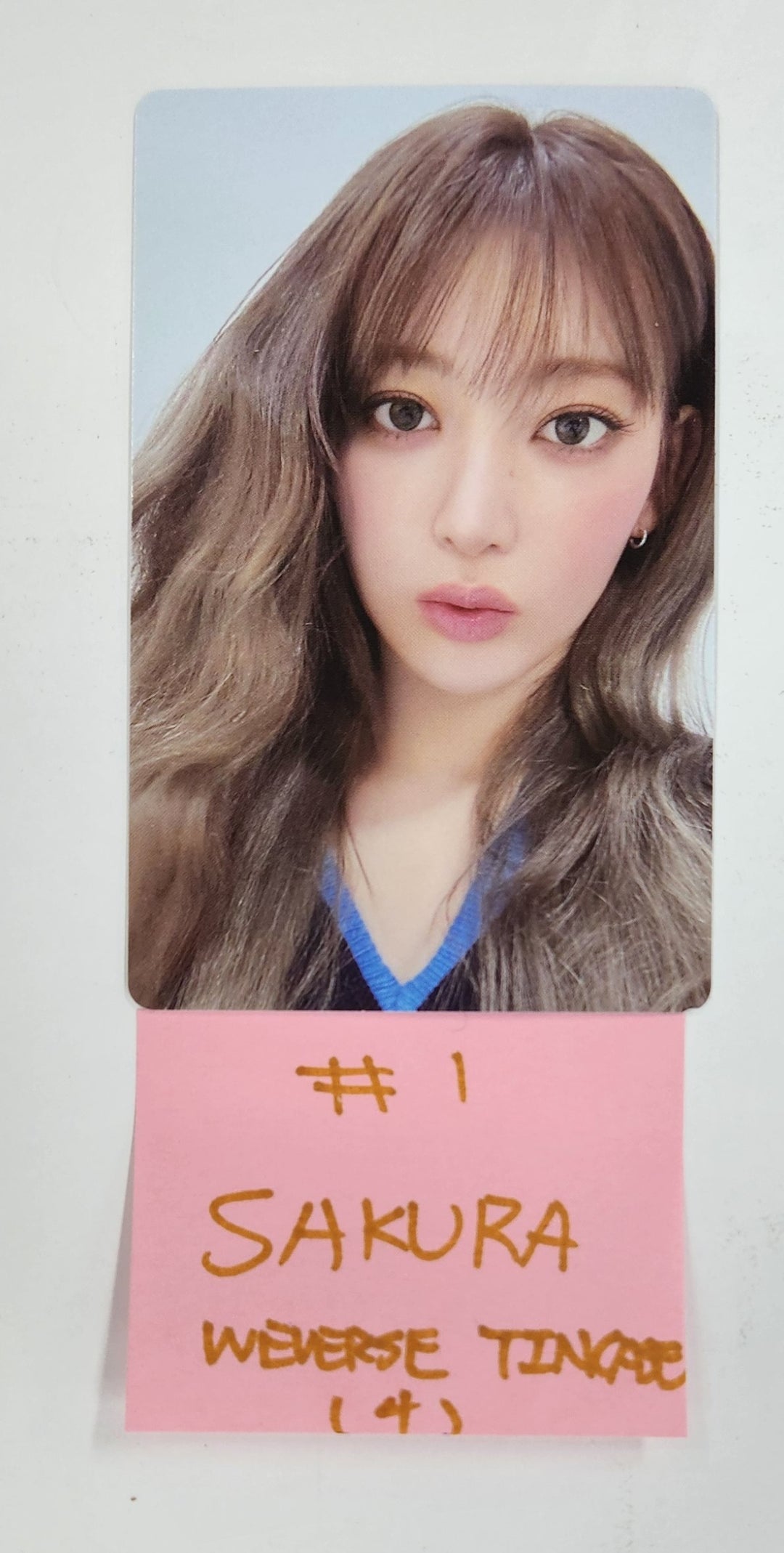 Le Sserafim "Hot" - Weverse Shop Pre-Order Benefit Photocard, 4 x 6 Photo [Tincase Ver.] [25.3.21]