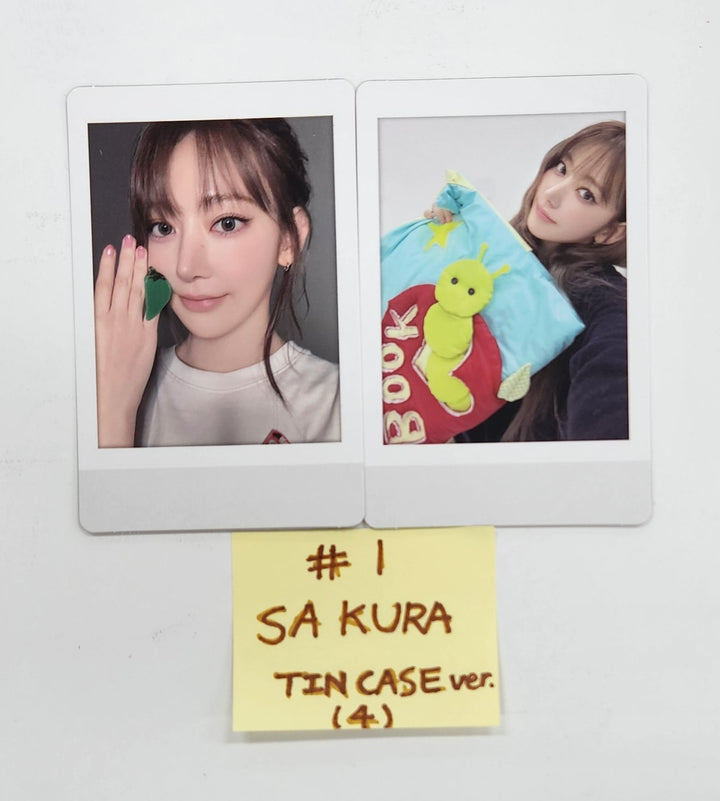 Le Sserafim "Hot" - Official Photocards Set (2EA) [Tincase Ver.] [25.3.21]