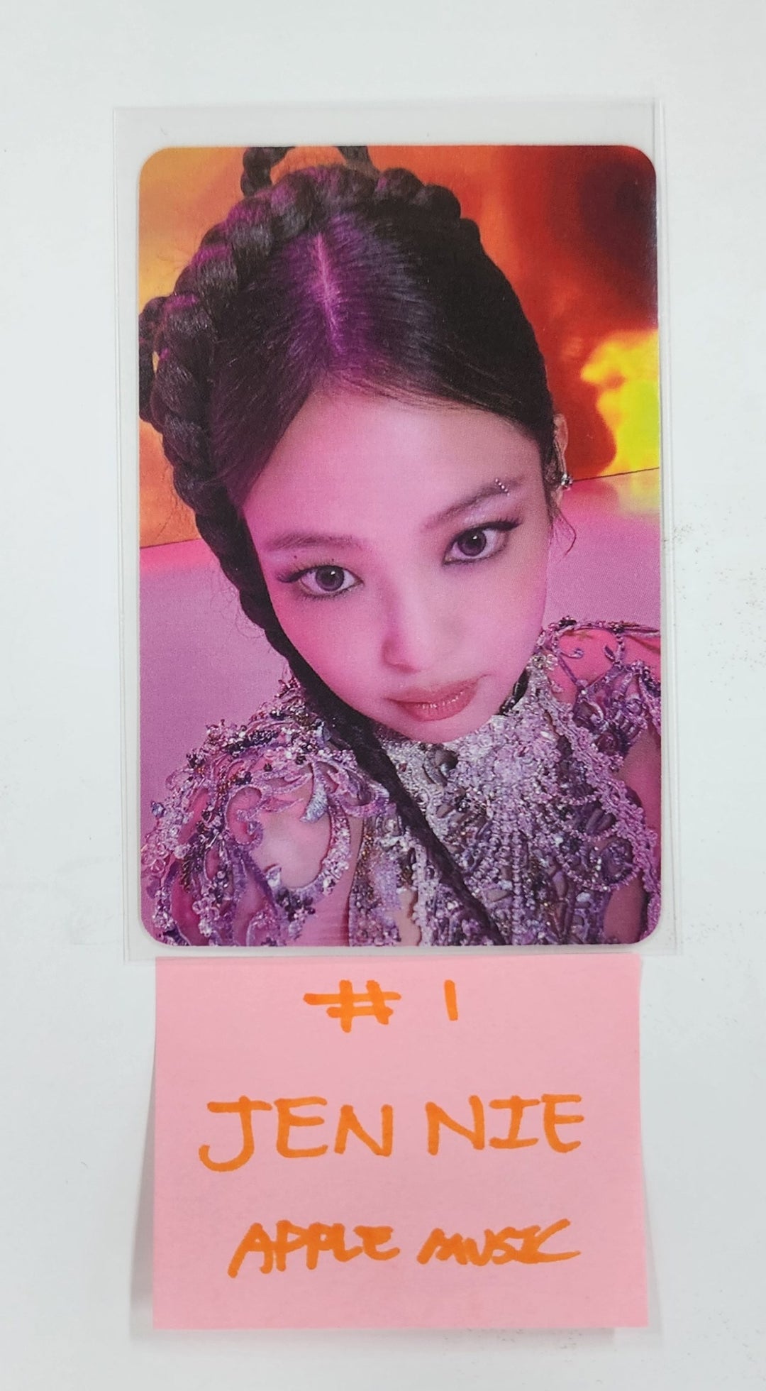 Jennie (Of Black Pink) "Mantra" - [Apple Music, Makestar, Everline] Pre-Order Benefit Photocard [25.3.21]