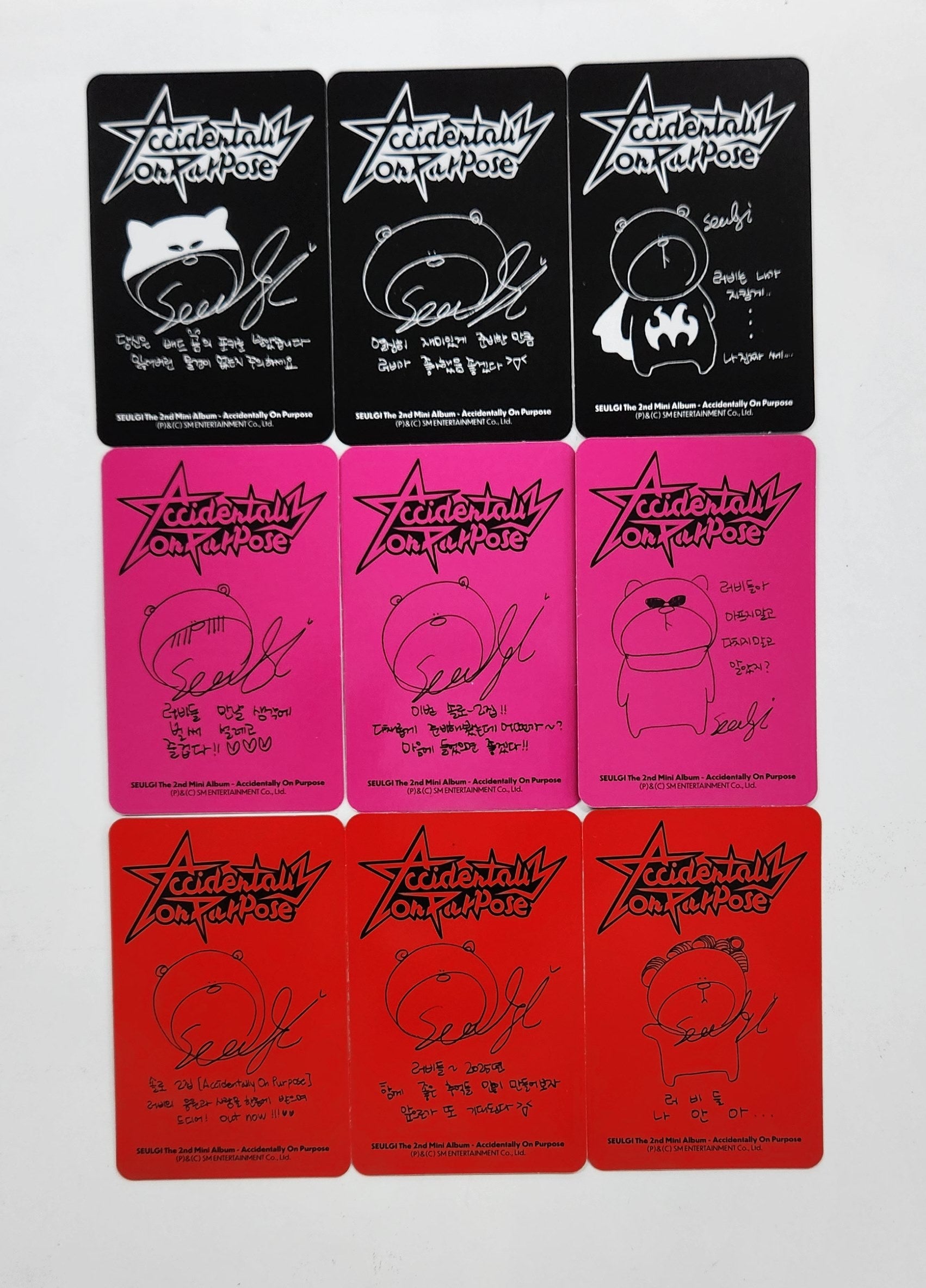 Red Velvet   SEULGI   直筆サイン入りミニポスター Red Velvet SEULGI 直筆サイン入りミニポスター Red Velvet