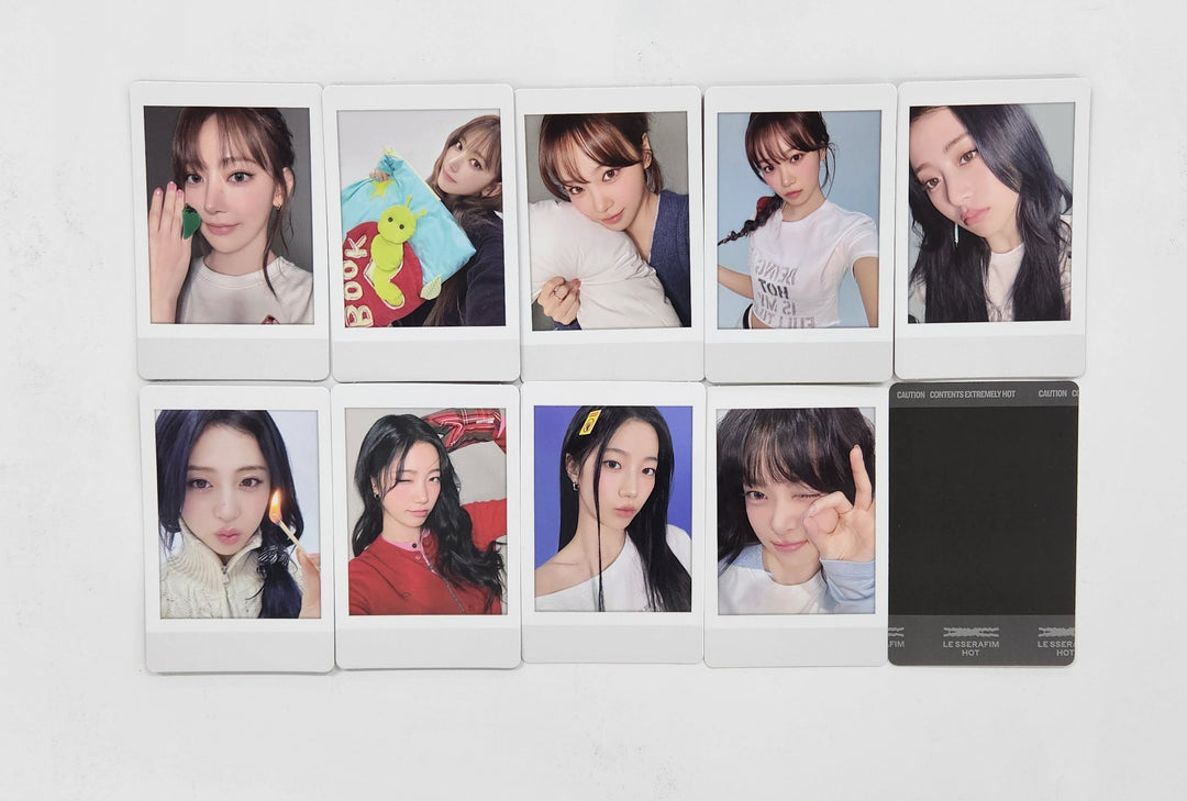 Le Sserafim "Hot" - Official Photocards Set (2EA) [Tincase Ver.] [25.3.21]