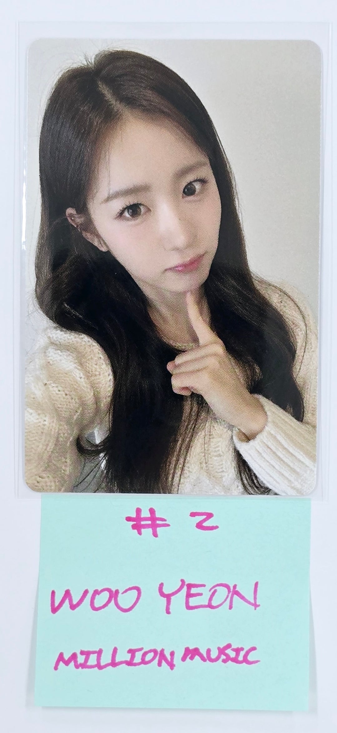 Wooah "Unframed" - Million Music Fansign Event Photocard [25.3.24]