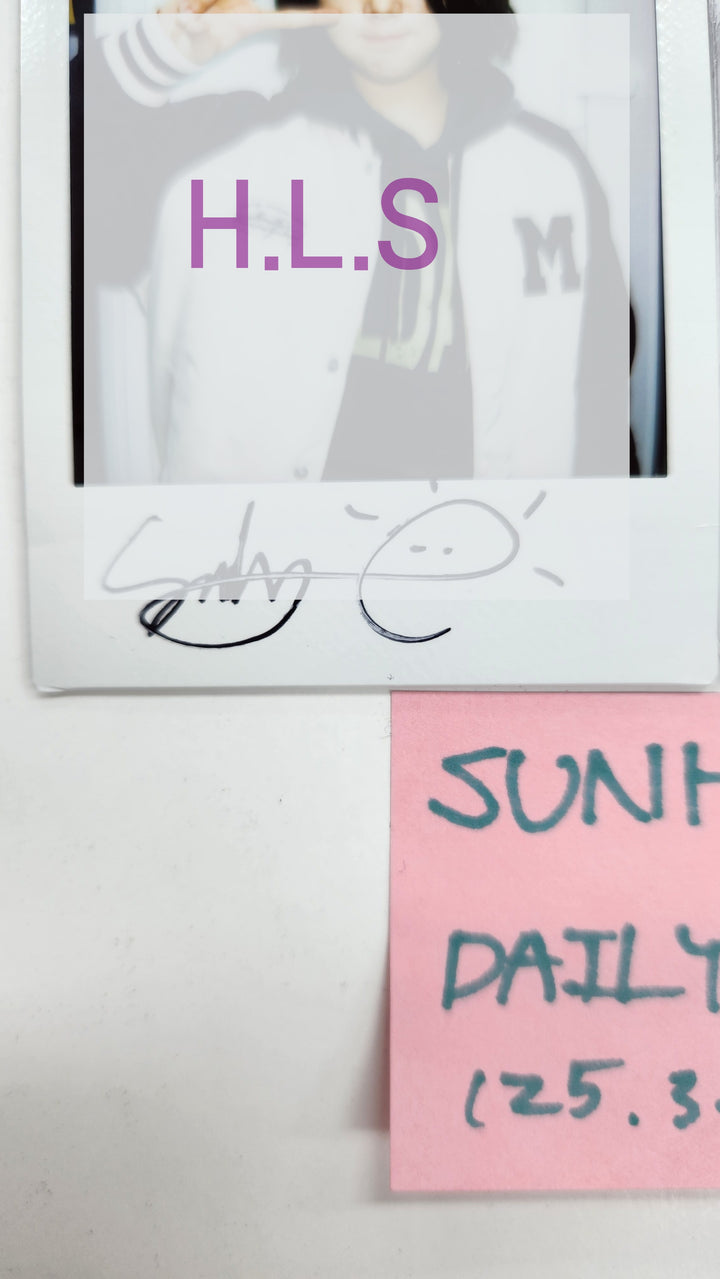 Sunhye (Of YOUNG POSSE) "Ate That" - Hand Autographed(Signed) Polaroid [25.3.25]