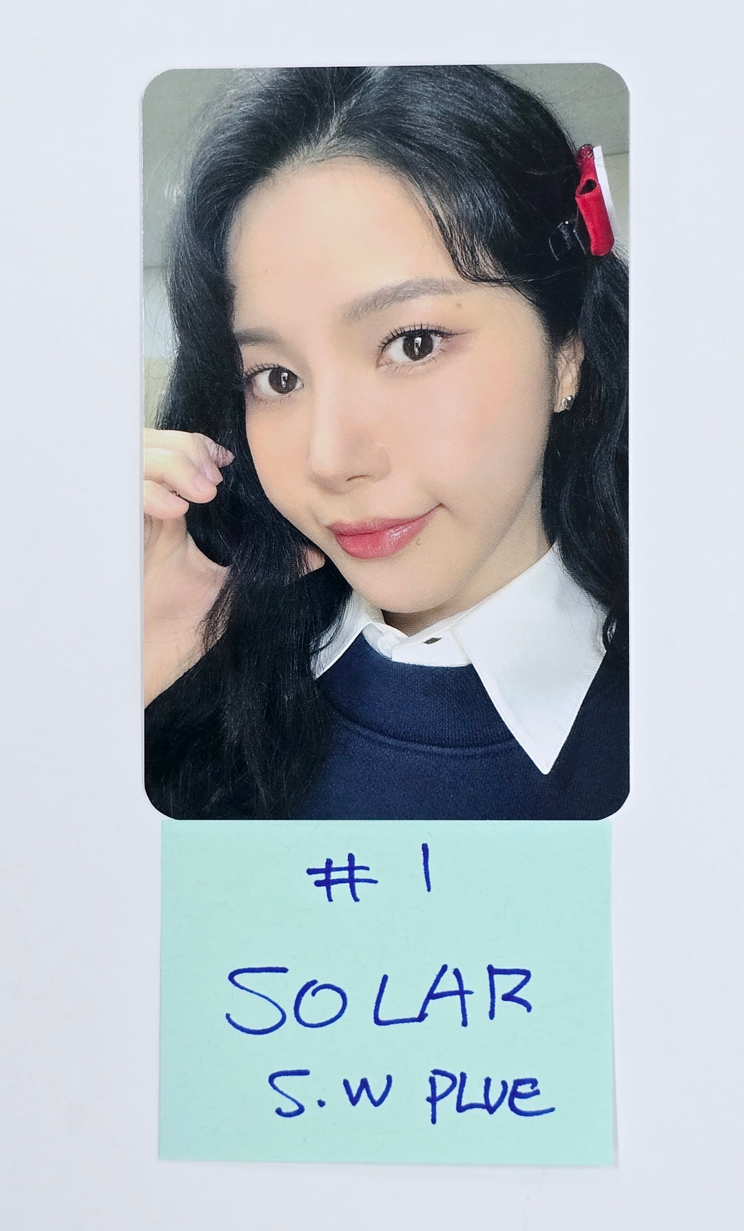 SOLAR (Of MAMAMOO) "WANT " - Soundwave Fansign Event Photocard [PLVE Ver.] [25.4.14]