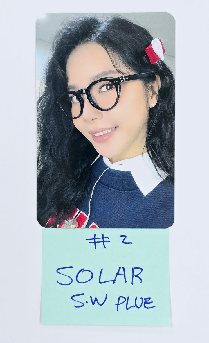 SOLAR (Of MAMAMOO) "WANT " - Soundwave Fansign Event Photocard [PLVE Ver.] [25.4.14]