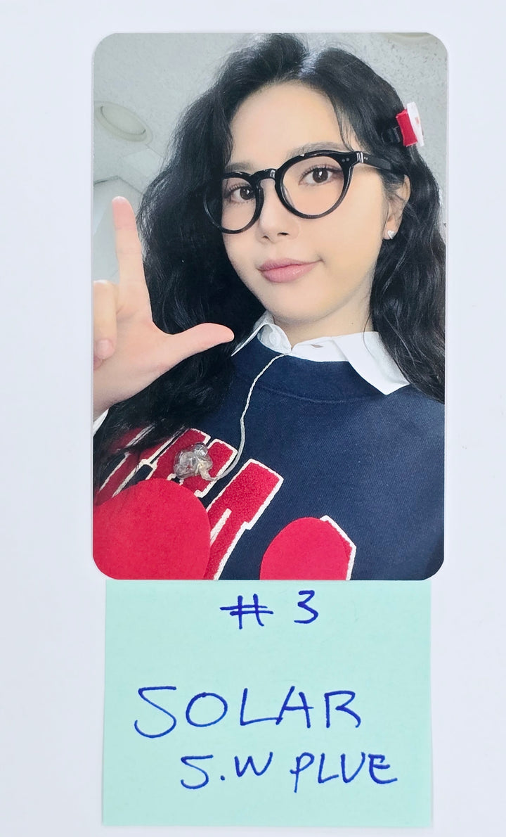 SOLAR (Of MAMAMOO) "WANT " - Soundwave Fansign Event Photocard [PLVE Ver.] [25.4.14]
