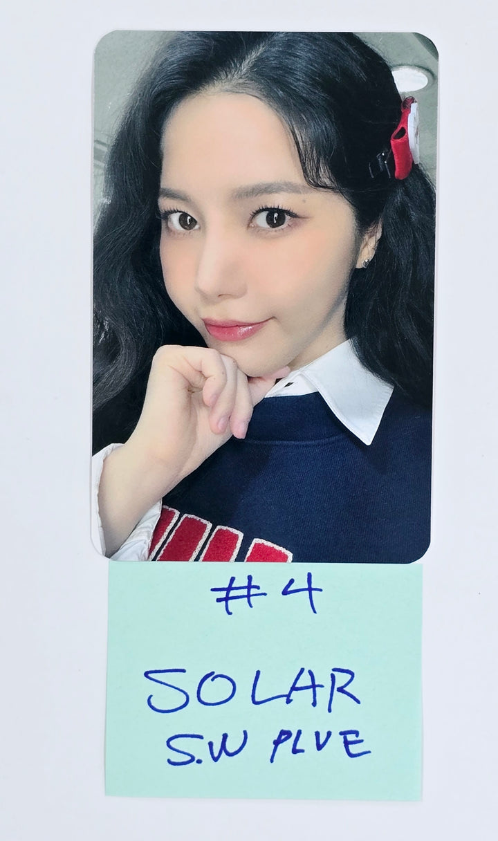 SOLAR (Of MAMAMOO) "WANT " - Soundwave Fansign Event Photocard [PLVE Ver.] [25.4.14]