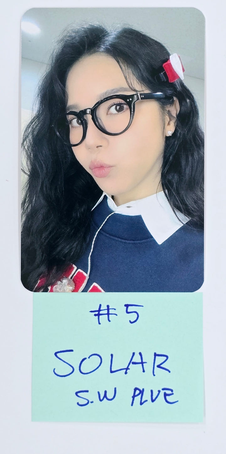 SOLAR (Of MAMAMOO) "WANT " - Soundwave Fansign Event Photocard [PLVE Ver.] [25.4.14]