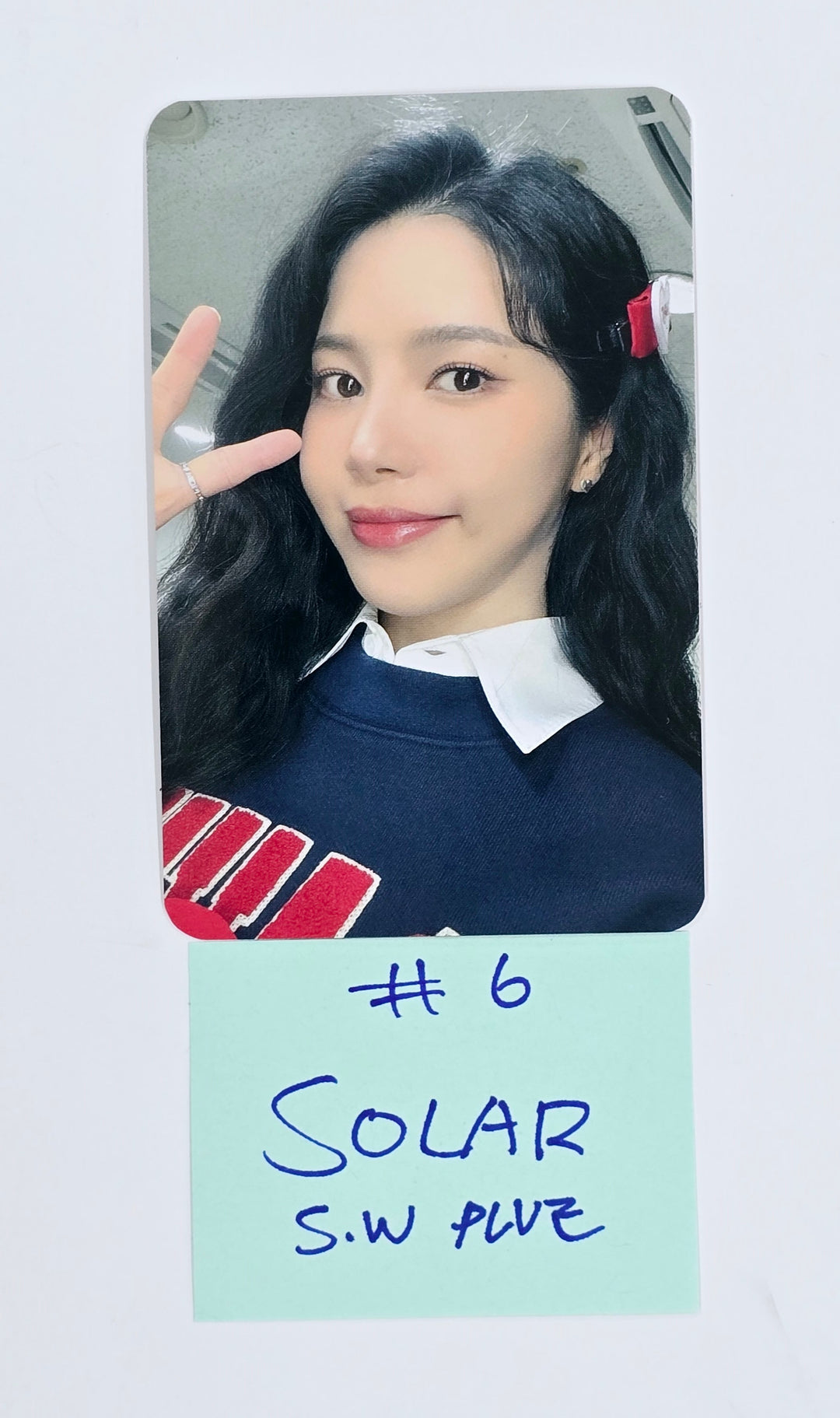 SOLAR (Of MAMAMOO) "WANT " - Soundwave Fansign Event Photocard [PLVE Ver.] [25.4.14]