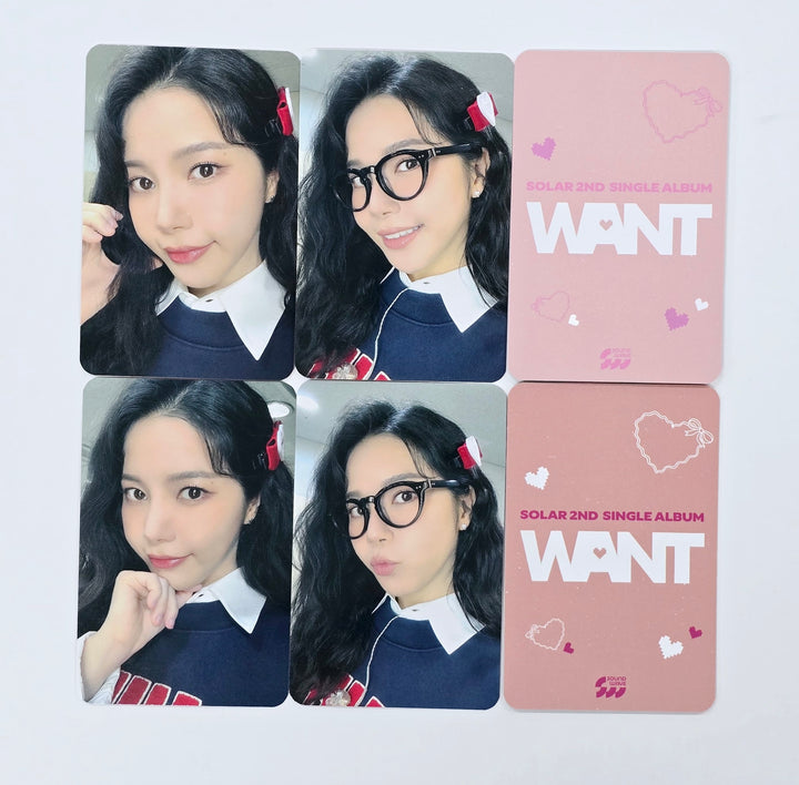 SOLAR (Of MAMAMOO) "WANT " - Soundwave Fansign Event Photocard [PLVE Ver.] [25.4.14]