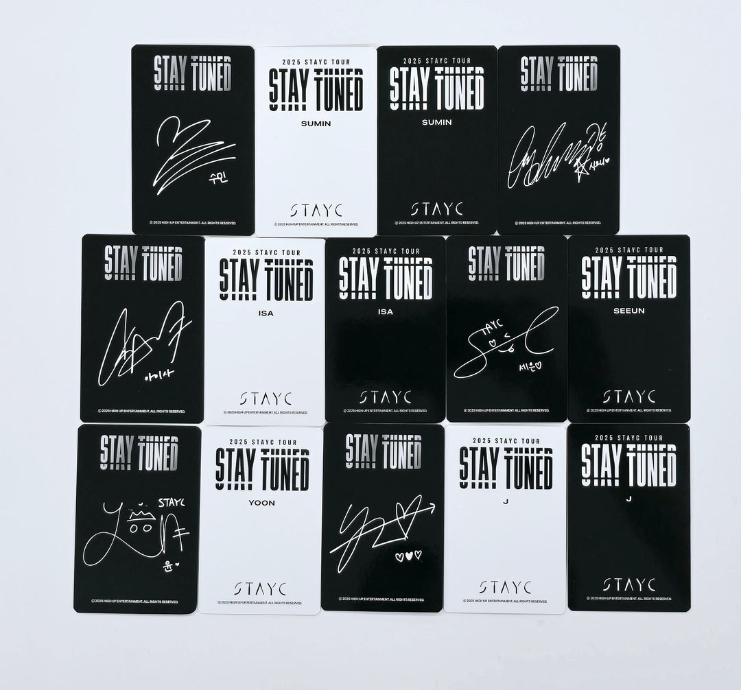 StayC "Stay Tuned" 2025 StayC Tour in Seoul - Official Trading Photocard [25.4.14]