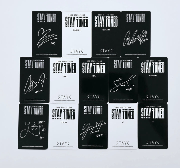 StayC "Stay Tuned" 2025 StayC Tour in Seoul - Official Trading Photocard [25.4.14]