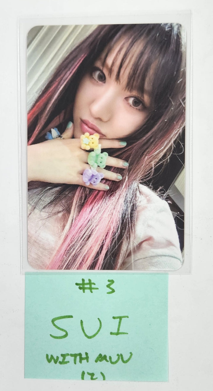 KiiiKiii "UNCUT GEM" - Withmuu Fansign Event Photocard [DIGGING Ver.] [25.4.14]