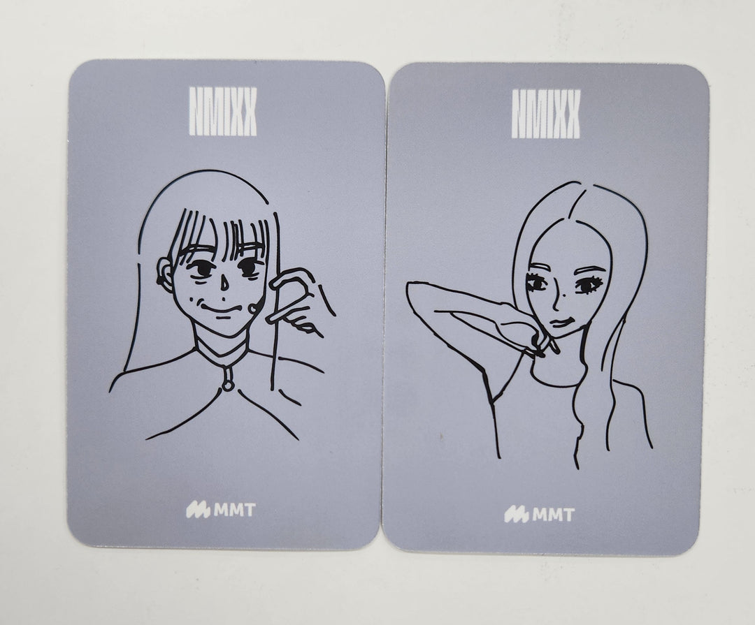 HAEWON& KYUJIN (Of NMIXX) "Fe3O4: FORWARD" - Hand Autographed(Signed) Photocard [25.04.15]